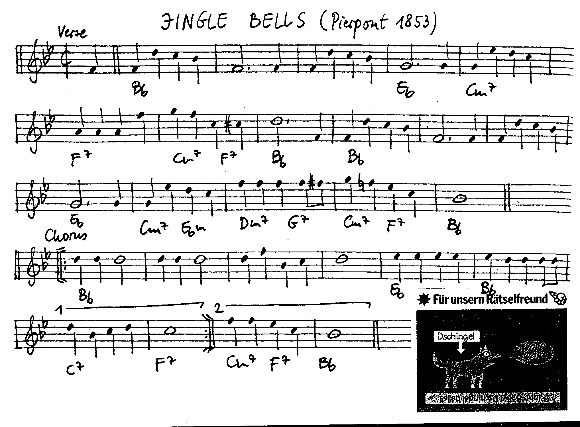 jingle bells leadsheet – book us for your next 20s or gatsby event